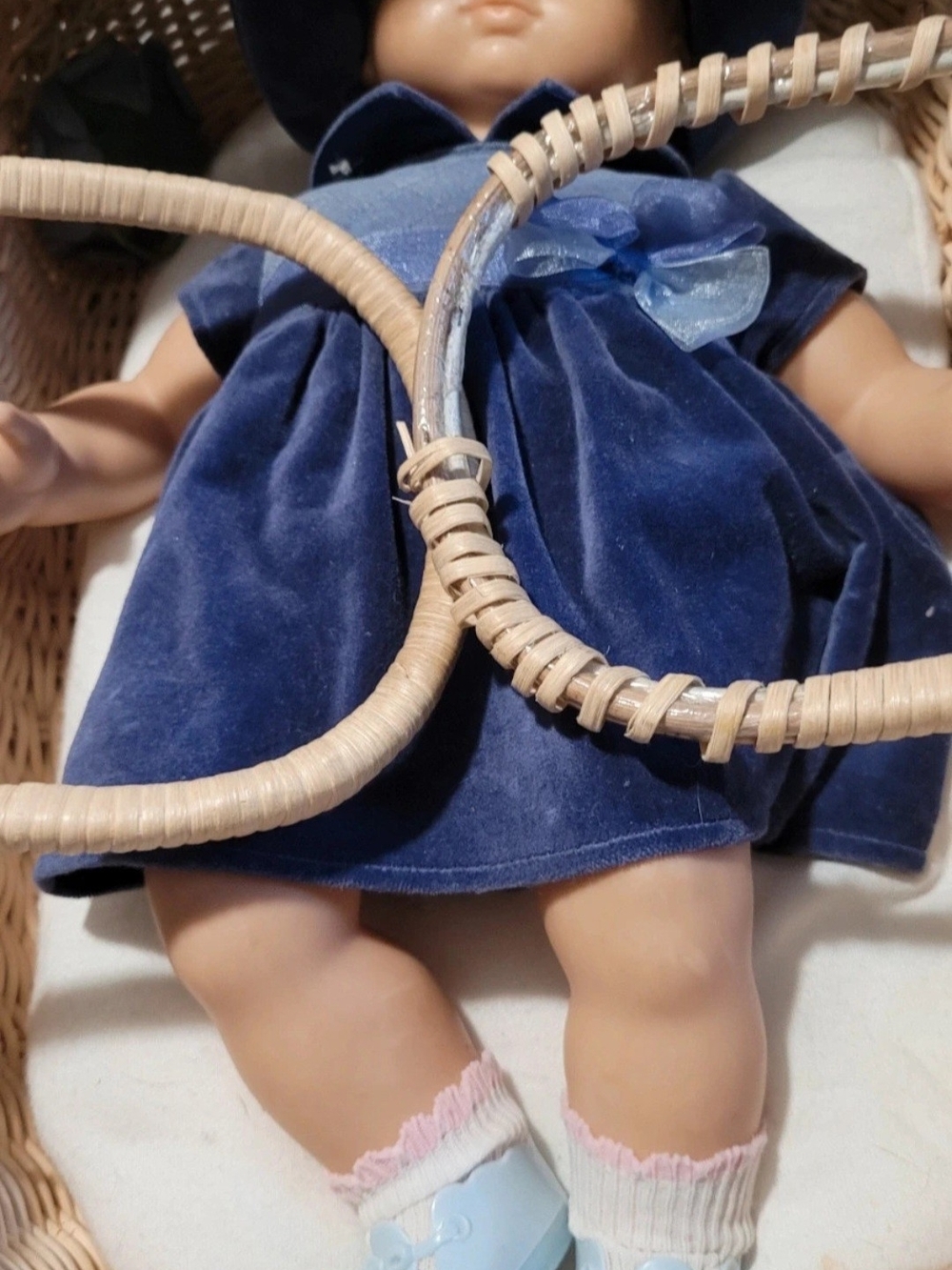 American Girl Bitty Baby doll with bassinet - Picture 6 of 10